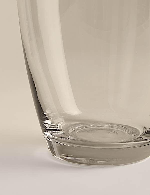 Medium Roll Top Glass Vase - SI