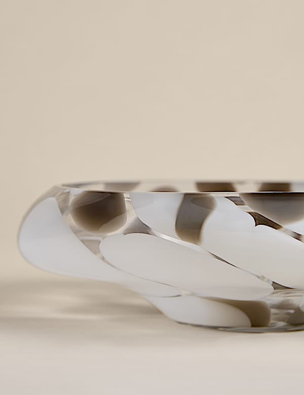 Medium Confetti Glass Centrepiece - HR