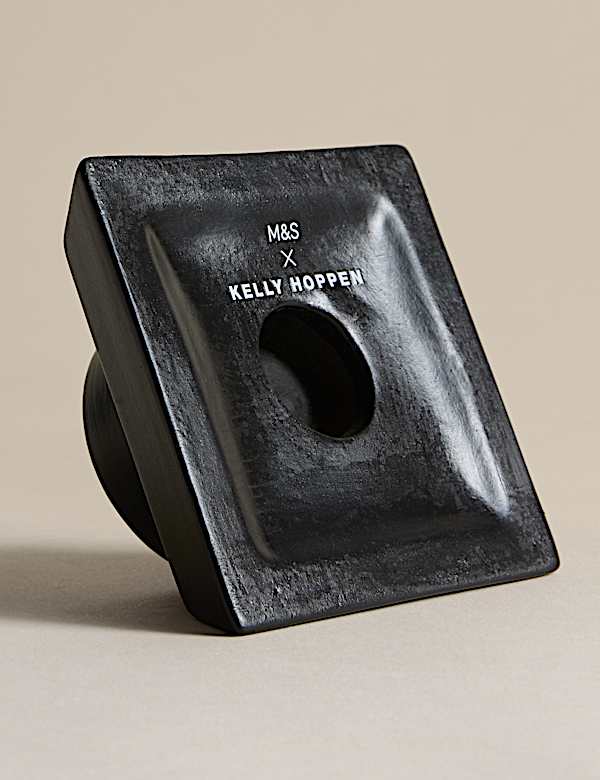 Block Ceramic Dinner Candle Holder - JE