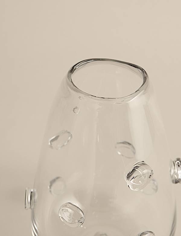 3D Raised Bobble Glass Vase - MX