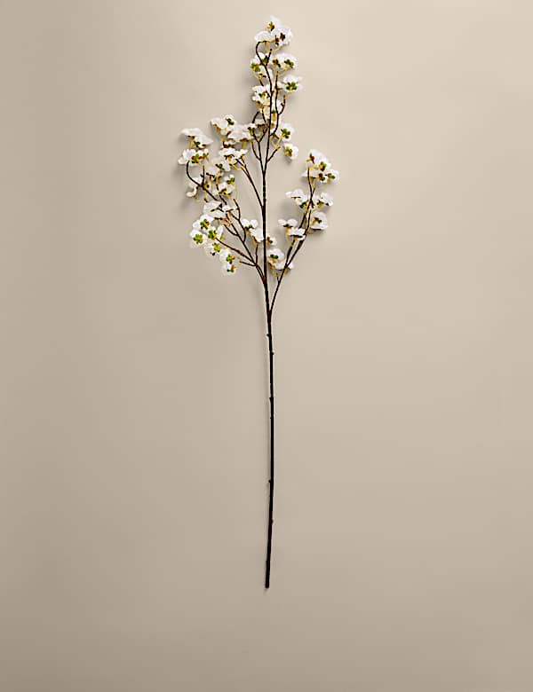 Set of 2 Artificial Cherry Blossom Single Stems - TW