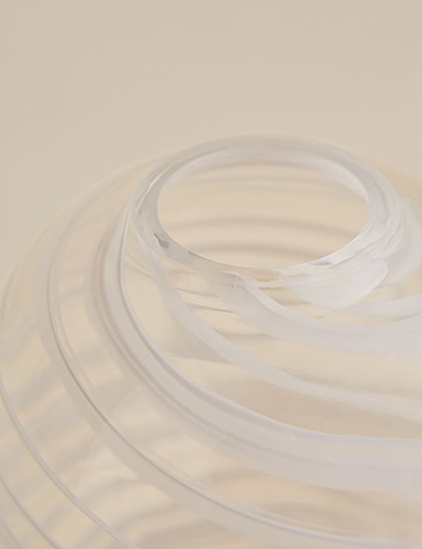 Medium Swirl Glass Vase - BG