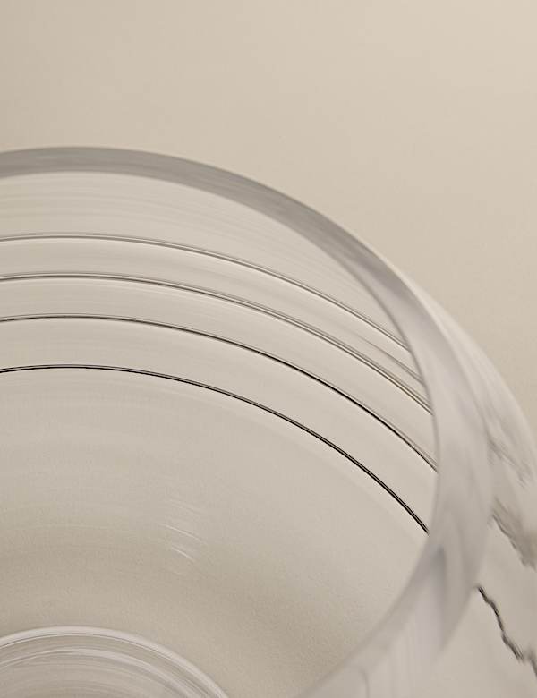 Textured Globe Glass Vase - PL