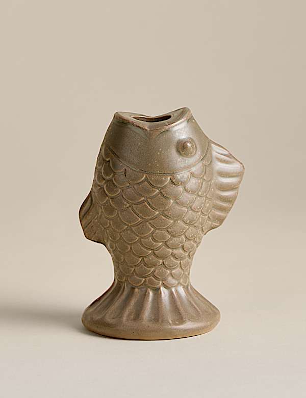 Fish Ceramic Dinner Candle Holder - IL