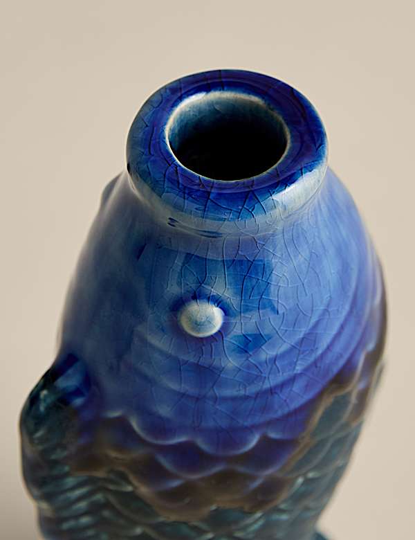 Fish Ceramic Dinner Candle Holder - NL