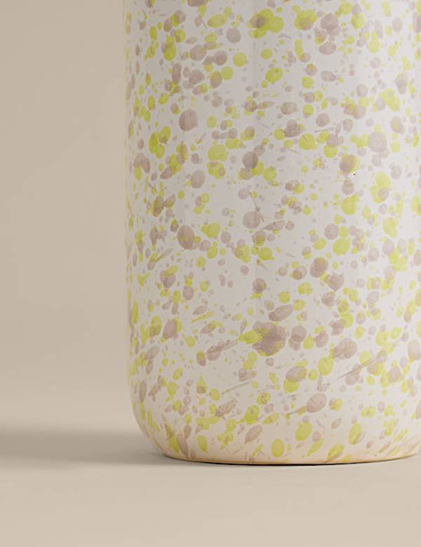 Medium Splatter Ceramic Vase - SE