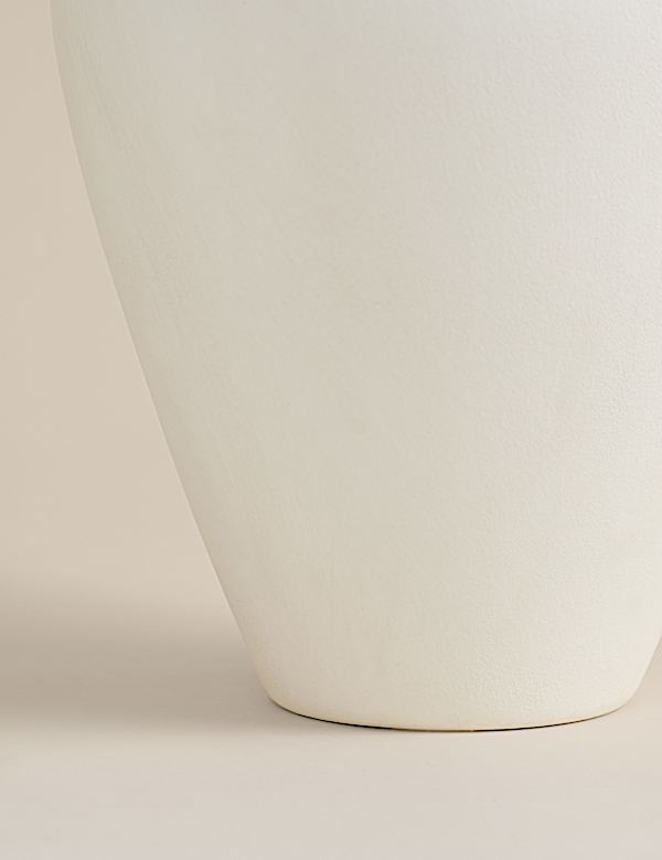 Large Twist Handle Ceramic Vase - SK