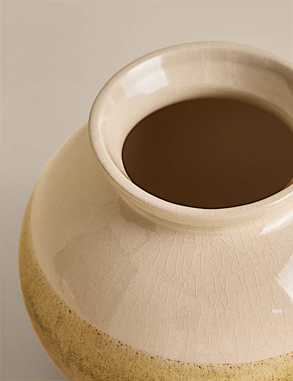 Small Rounded Ceramic Vase - MX
