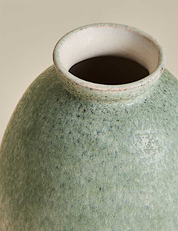 Medium Rounded Ceramic Vase - MX