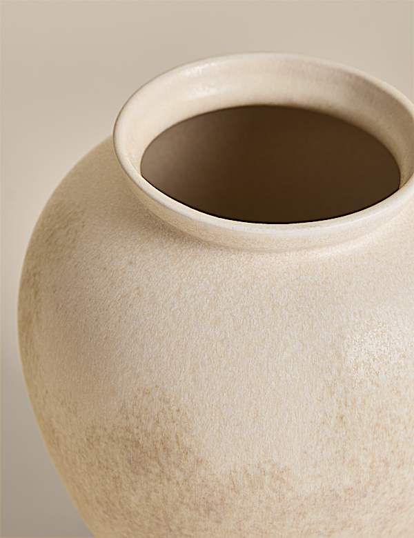 Large Rounded Ceramic Vase - MX