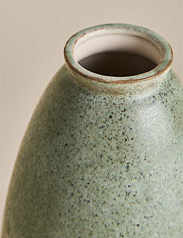Tall Rounded Ceramic Vase - MX