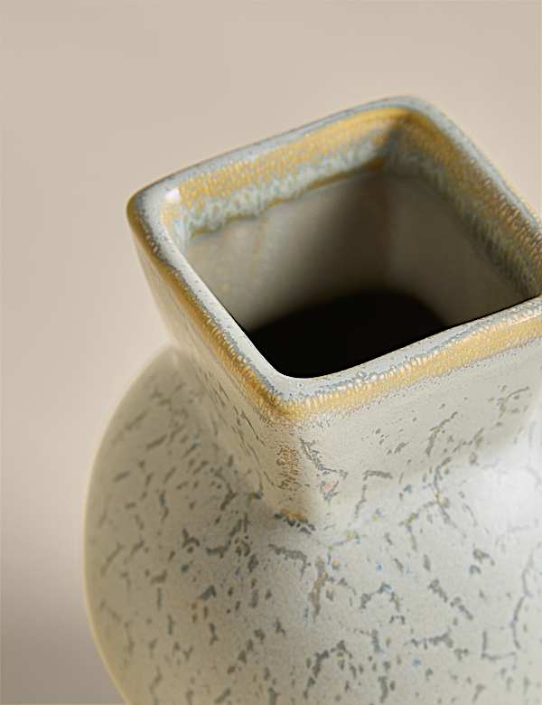 Small Round Flare Ceramic Vase - LT