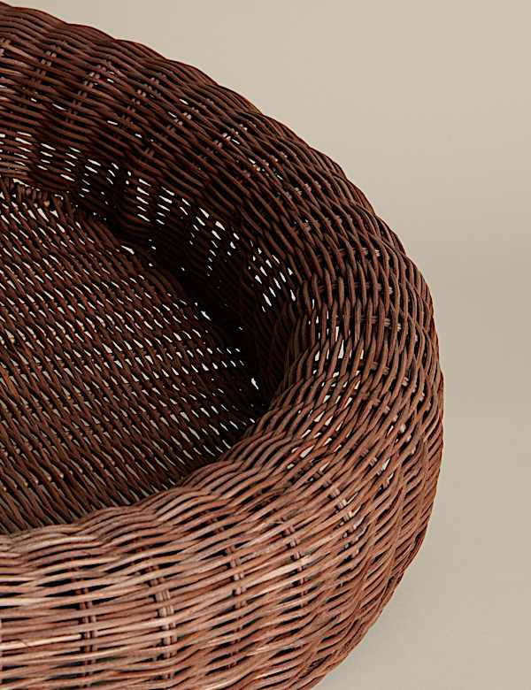 Rattan Large Round Coffee Table Tray - FR