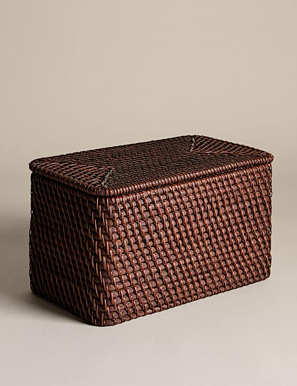 Rattan Rectangular Storage Box - BE