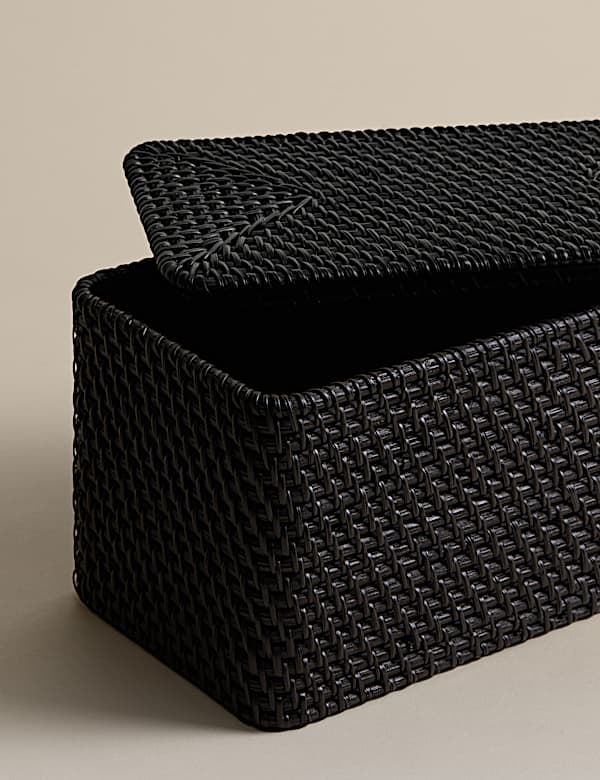 Rattan Rectangular Storage Box - CA