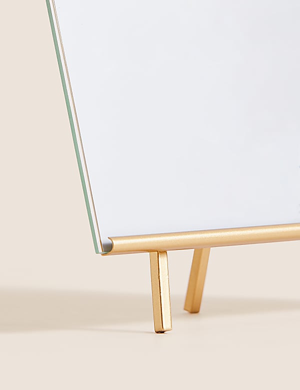 Μεταλλική κορνίζα με καβαλέτο 10 x 15 cm - GR