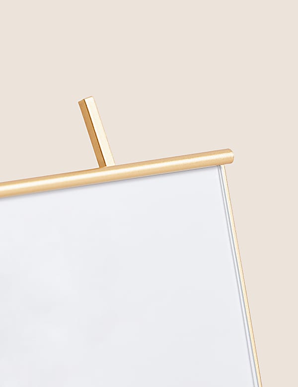 Μεταλλική κορνίζα με καβαλέτο 10 x 15 cm - GR