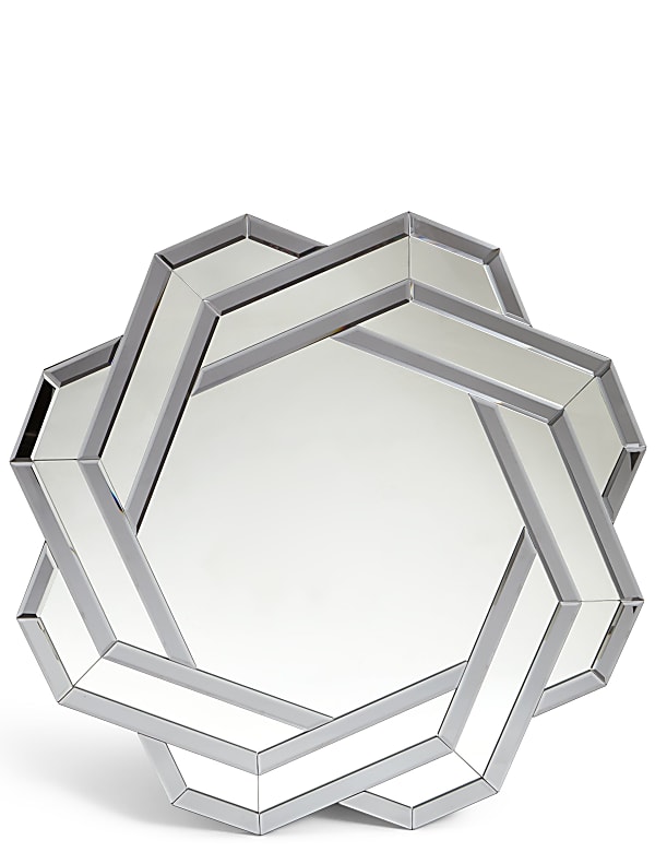 Plait Large Octagonal Mirror - GR