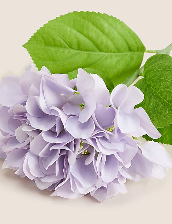 Set of 2 Artificial Hydrangea Real Touch Stems