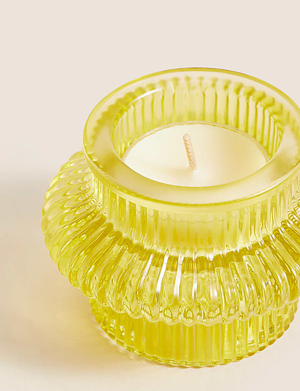 Γυάλινη βάση για ρεσό με αυλακώσεις - GR