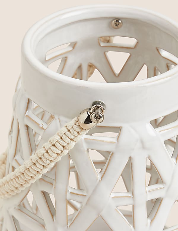 Cutaway Rope Handle Large Lantern