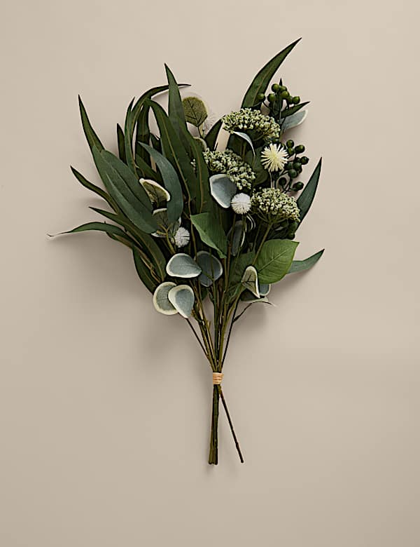 Artificial Cow Parsley Eucalyptus Bouquet - LV