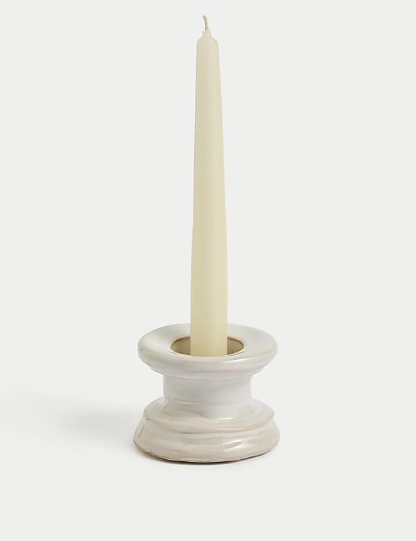 Ceramic Dinner Candle & Tealight Holder - CY