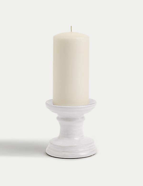 Ceramic Pillar Candle Holder - CY