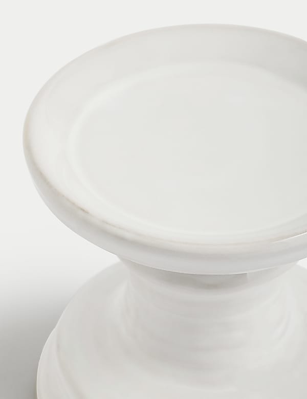 Porte-bougie pilier en céramique - CH