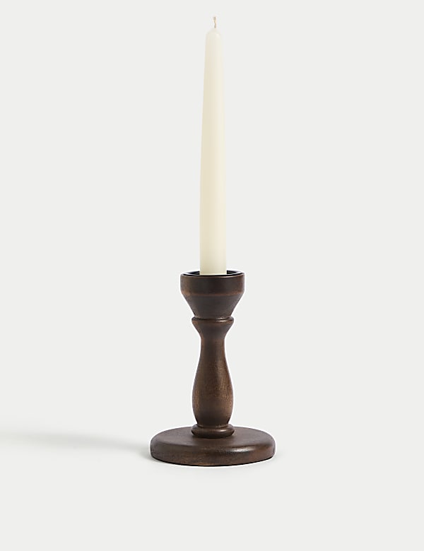 Wooden Dinner Candle & Tealight Holder - CY