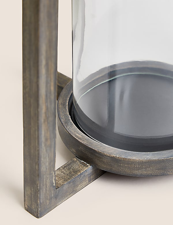 Wooden Frame Lantern