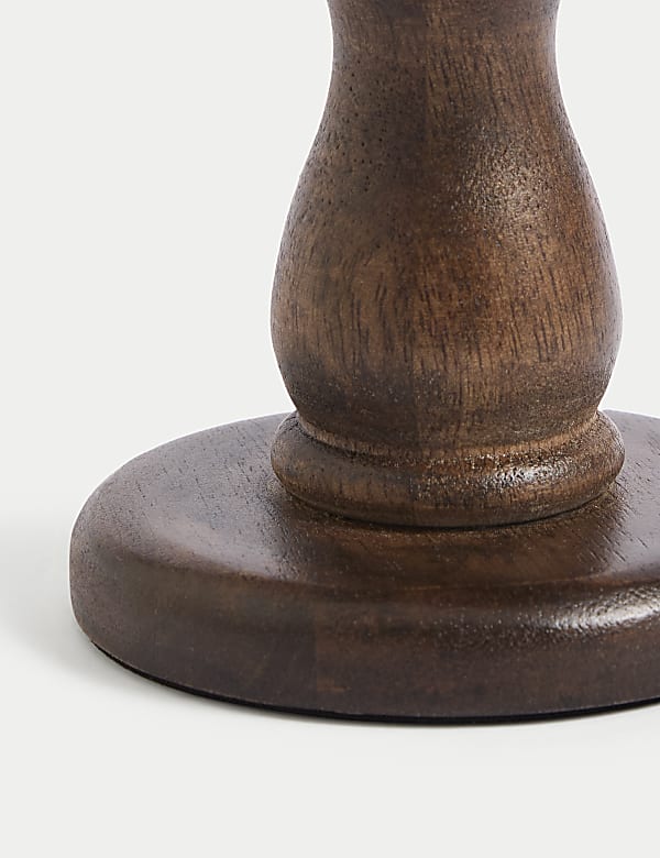 Wooden Pillar Candle Holder - ES