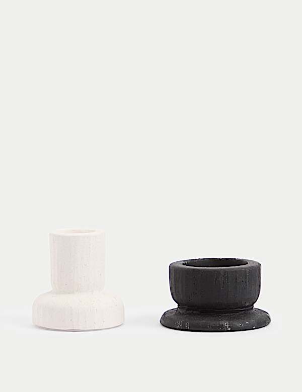 Set of 2 Dinner Candle & Tealight Holders - EE