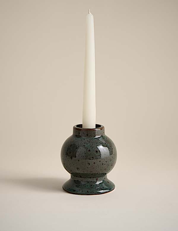 Spot Reactive Glaze Ceramic Candle Holder - NO