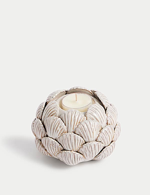 Shell Ceramic Tealight Holder - FR