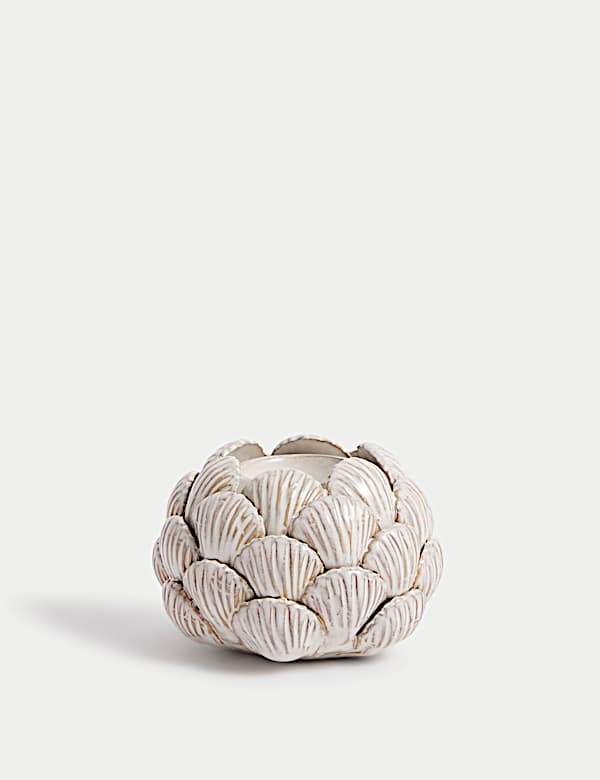 Shell Ceramic Tealight Holder - FR