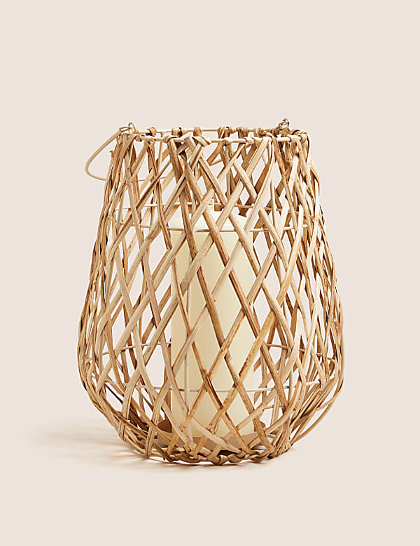 Rattan Medium Lantern - KR