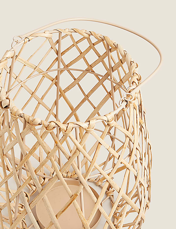 Rattan Medium Lantern