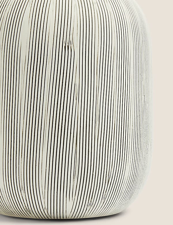 Medium Linear Striped Vase