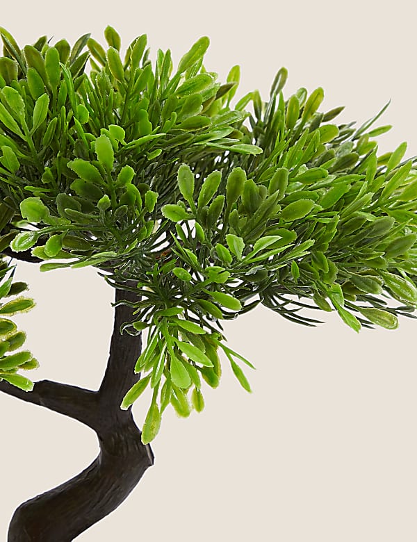 Artificial Bonsai Tree in Concrete Pot