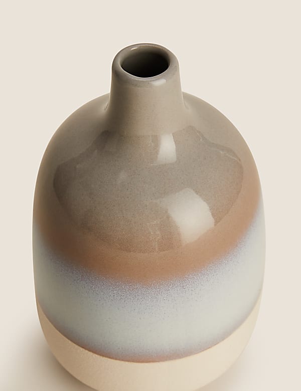 Medium Reactive Glaze Bottle Vase