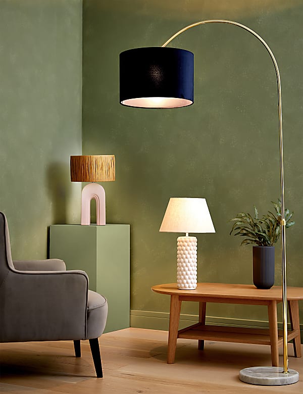 Ceramic Ridged Vase