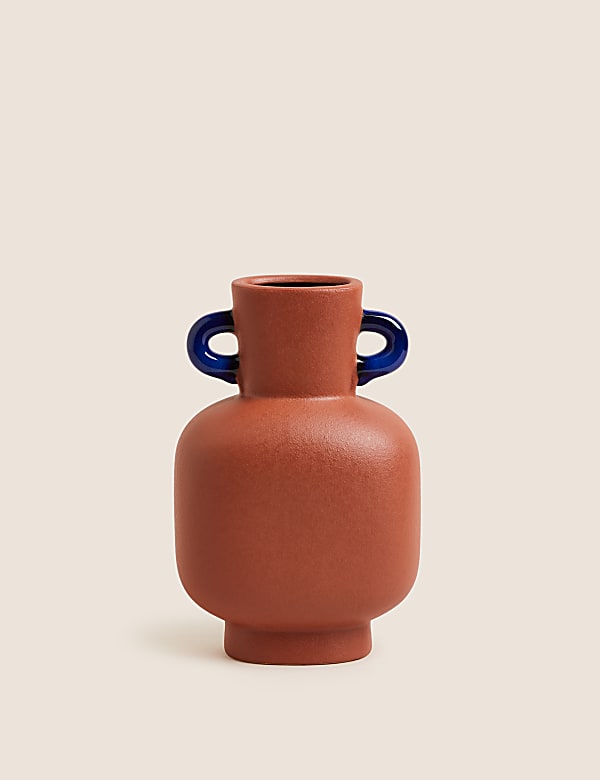 Contrast Handle Vase - JE