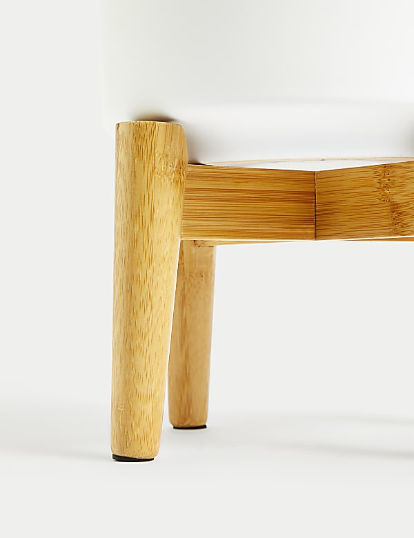 Medium Ceramic Planter with Stand