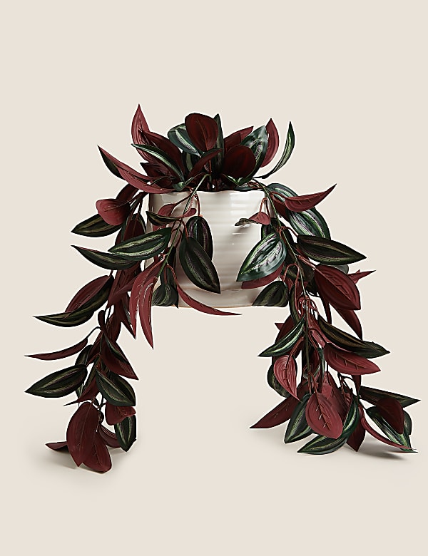 Artificial Red Ivy in Pot