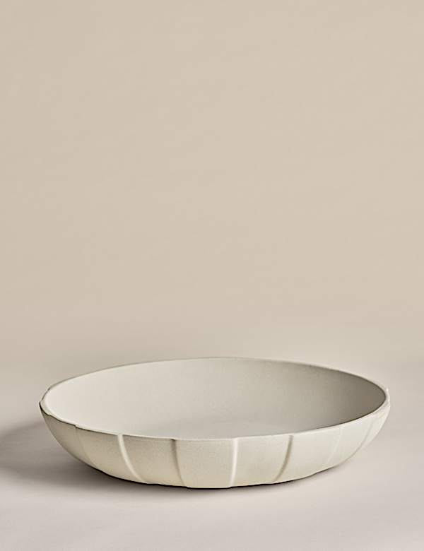 Wide Stripe Decorative Ceramic Centrepiece - MV