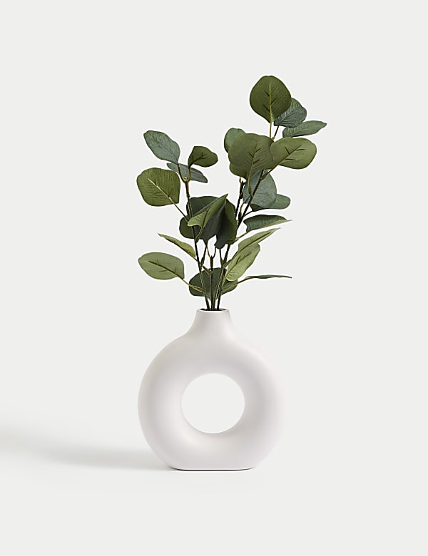 Τεχνητό φυτό ευκάλυπτος σε διαμορφωμένο βάζο - GR