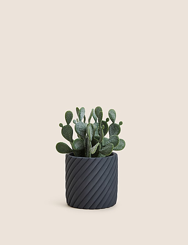 Artificial Cactus Garden in Cement Pot