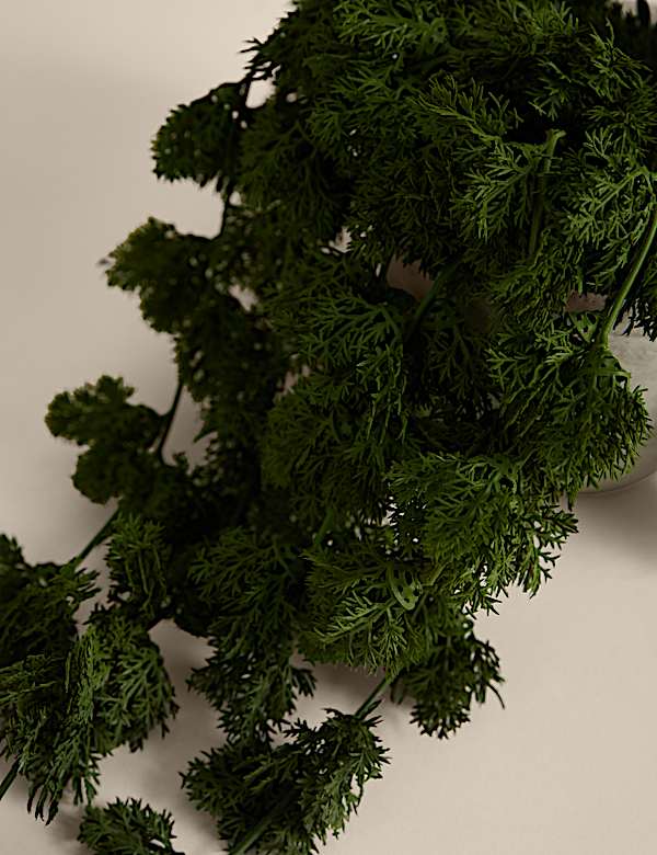 Mousse grimpante artificielle en pot en béton - FR