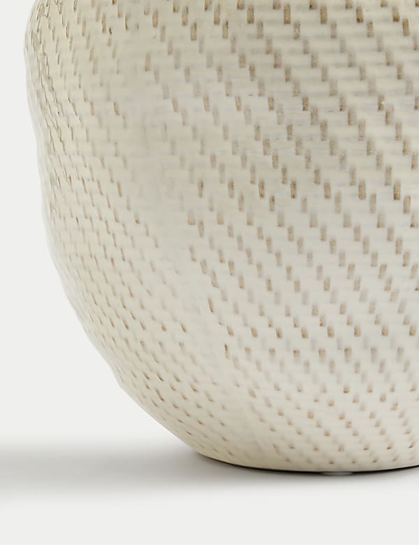 Reactive Glaze Textured Ceramic Vase - AU